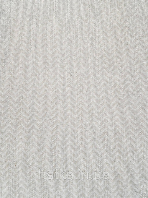 Шпалери вінілові на флізеліні AdaWall Ada Kids метрові дитячі смуги зигзагом бежеві пісочні Київ - фото 1
