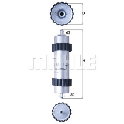 Фильтр топливный KOLBENSCHMIDT KL1102 Винница - изображение 1