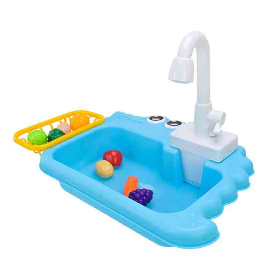 Дитячий ігровий набір "Маленька господиня" PL-524-301 мийка кухонна, продукти Синій Вінниця