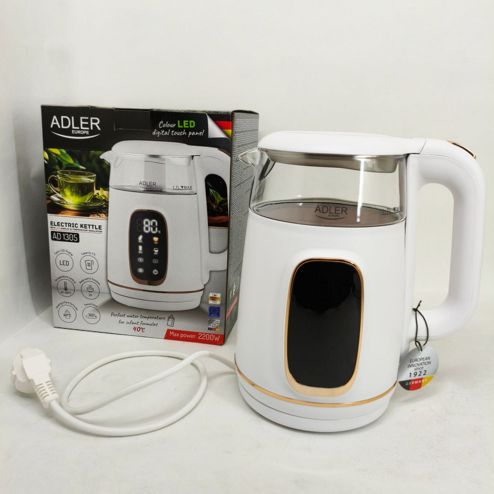 Якісний електричний чайник для дому Adler, Електричний чайник із сучасним дизайном ZO-66 Львів - фото 9