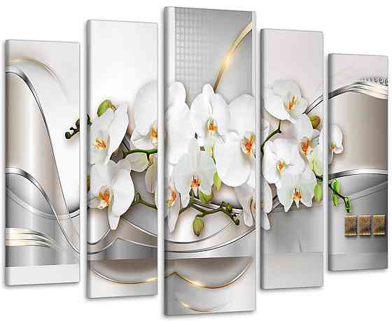 Модульна картина Орхідея Абстракція Art-206_5 Київ