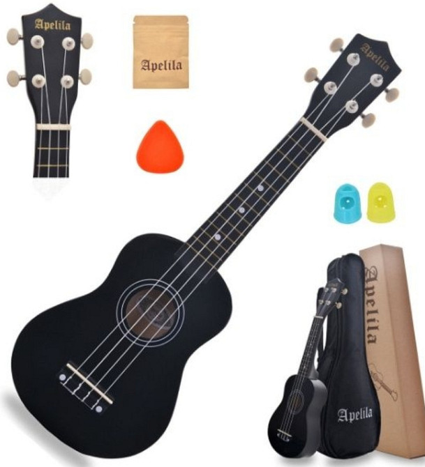 Укулеле сопрано (гавайська гітара) APELILA (Набір). Харків - фото 6