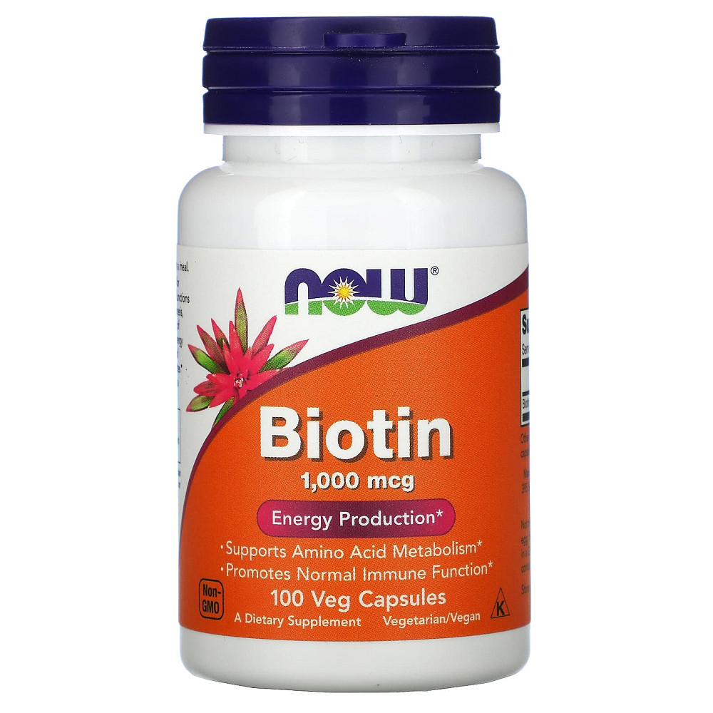 Биотин (Biotin) 1000 мкг 100 капсул Киев - изображение 1
