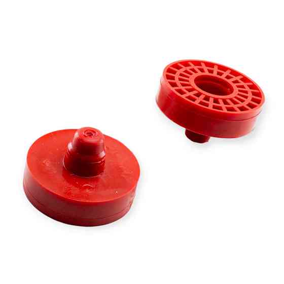 Подставка пружины Ланос -Sens задний (рти) верх 35мм красные 2шт. под Мукачево