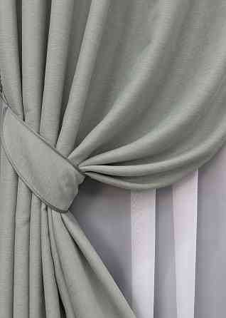 Комплект готовых штор VR-Textil Блэкаут двусторонний Eclipsе № 1790ш Сатин 130х270 см 2 шт (39-871) Киев