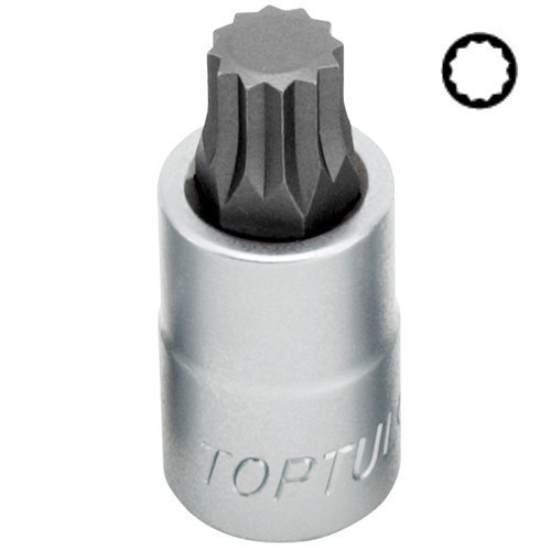 Насадка SPLINE TOPTUL M12 L55 мм 1/2" BCHA1612 Чернігів - фото 1