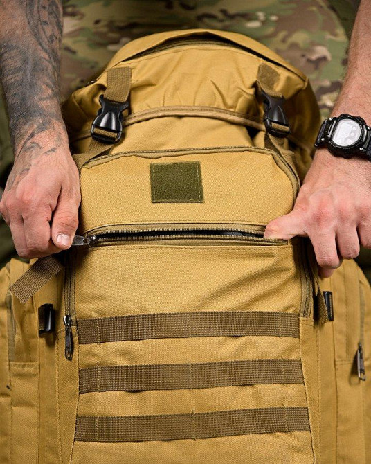 Милитари рюкзак baksik  coyot ПП4726 Одесса - изображение 6