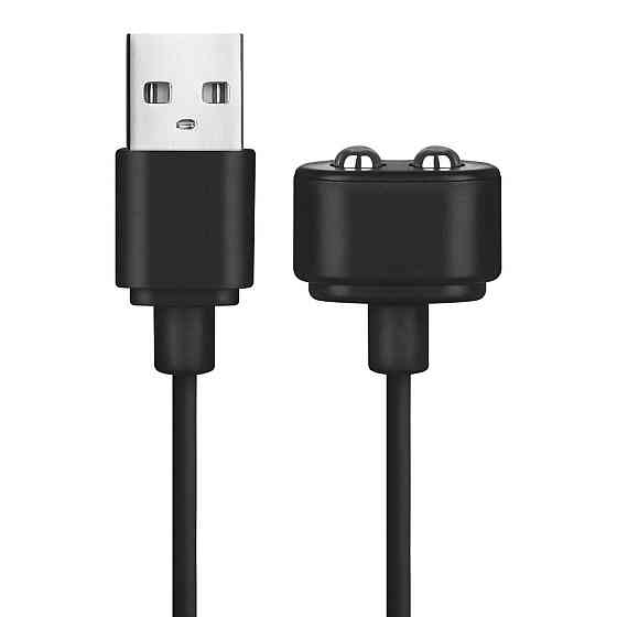 Зарядка (запасной кабель) для игрушек Satisfyer USB charging cable Black Sex Aura Киев