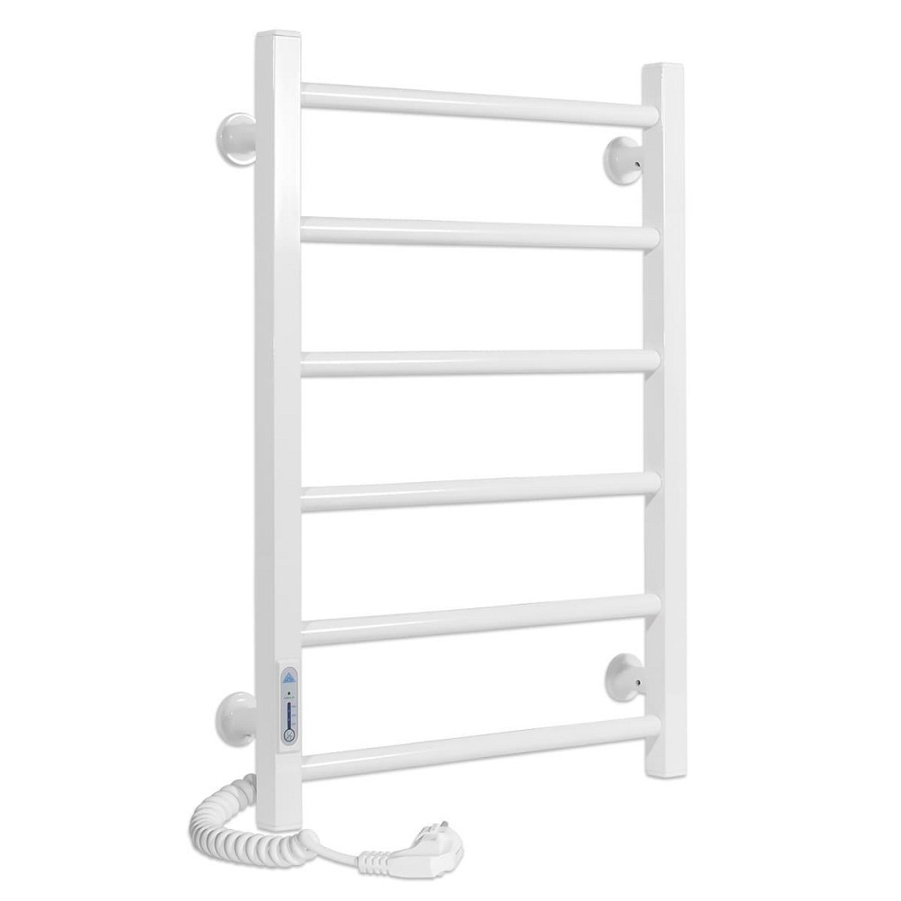 Электрический полотенцесушитель Laris Зебра Альфа ЧК6 400Х600 Э белый, левое подключение Киев - изображение 1