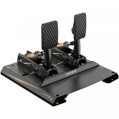 Педали игровые MOZA Racing CRP2USB тензодатчик 200 кг карбонова підставка Black (RS066_Moza) Винница - изображение 5