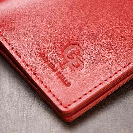 Шкіряне жіноче портмоне GRANDE PELLE 11516 Червоний Київ