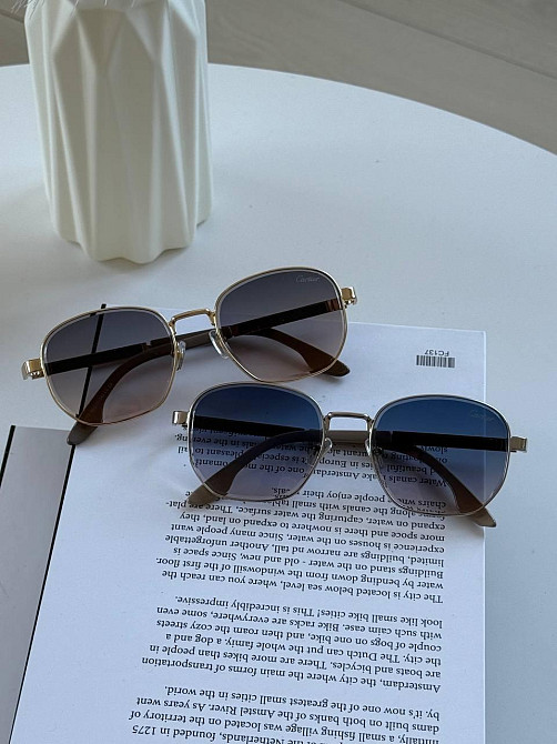 Женские очки Cartier на среднее лицо с металлической оправой MasterSem Киев - изображение 9