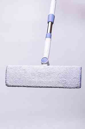 Household Універсальна швабра з металевою ручкою та змінною плоскою насадкою для плитки, ламіна Київ