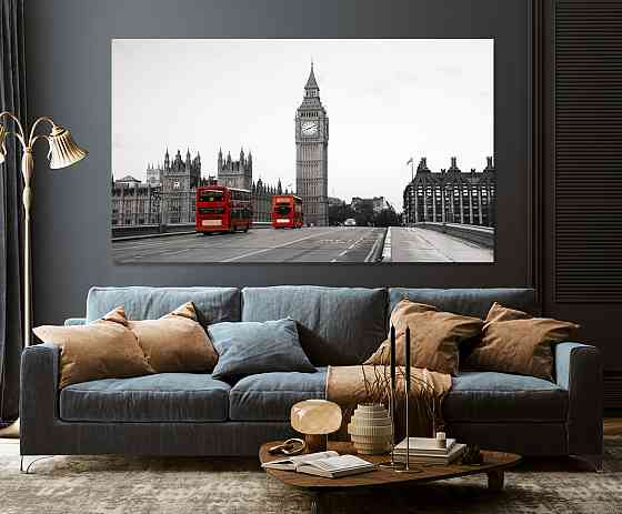 Картина полотно у вітальню/ спальню Лондон MLP_138 Київ