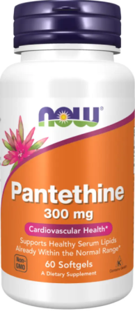 Пантетин Now Foods Pantethine 300 mg 60 гел капс Київ