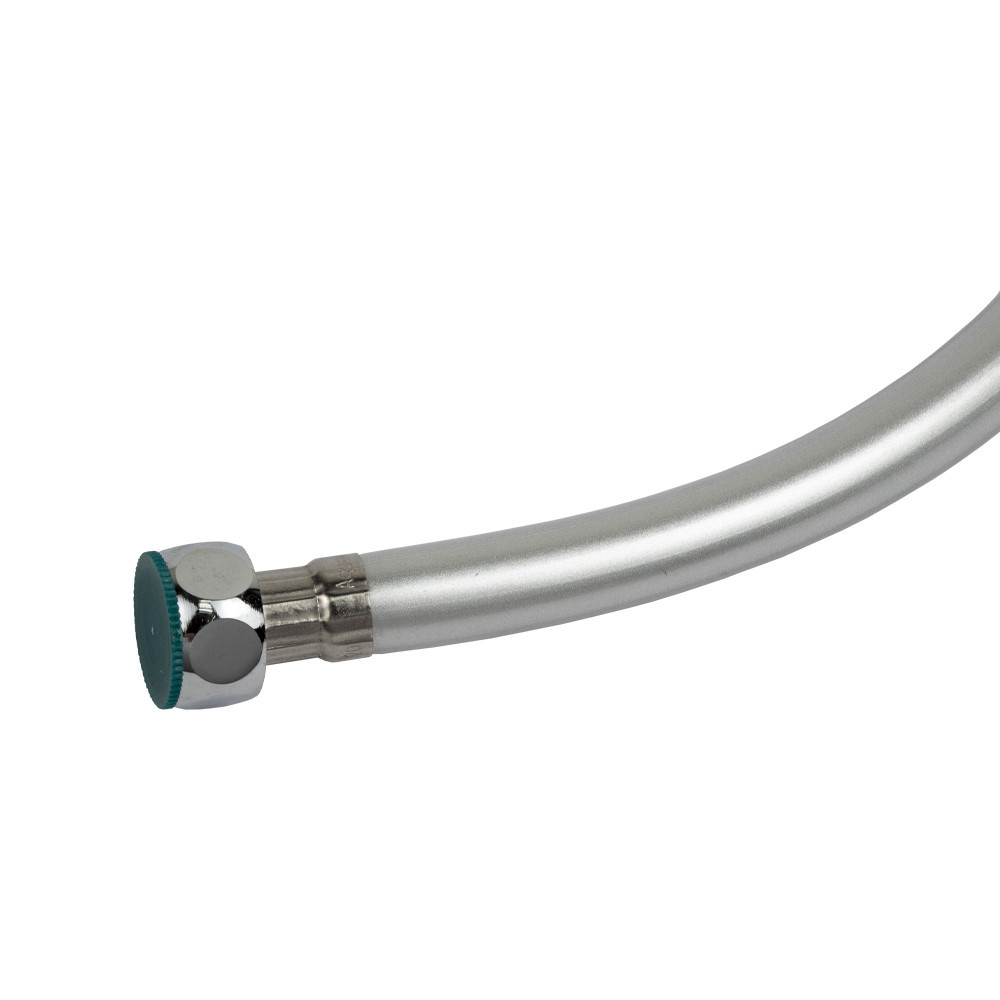 Шланг для душу 1/2" PVC 3-шаровий з підшипником сріблястий 150 см AQUATICA XB-0173 (9791611) Київ - фото 4