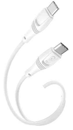 Кабель XO NB-Q239B Zeus Series High Elastic Type-C to Type-C - 60W - 1m White (6976048) Киев