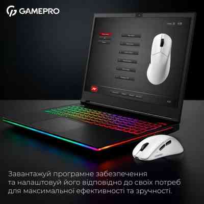 Мишка GamePro Asgard Surt Wireless/Bluetooth/USB White (GM017W) Вінниця