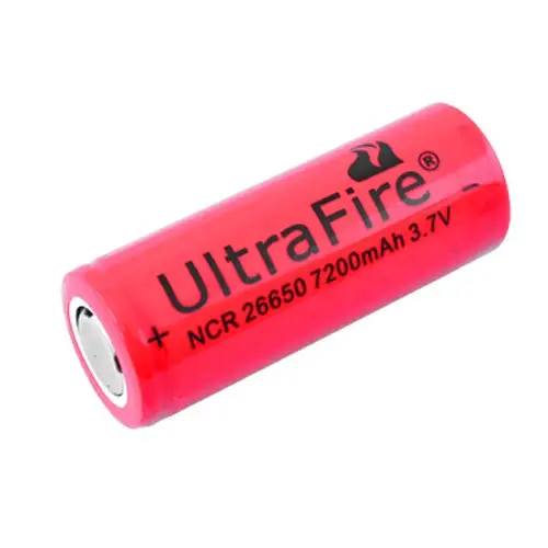 Аккумулятор Ultra Fire 26650 7200mAh 3.7В (Красный) Винница