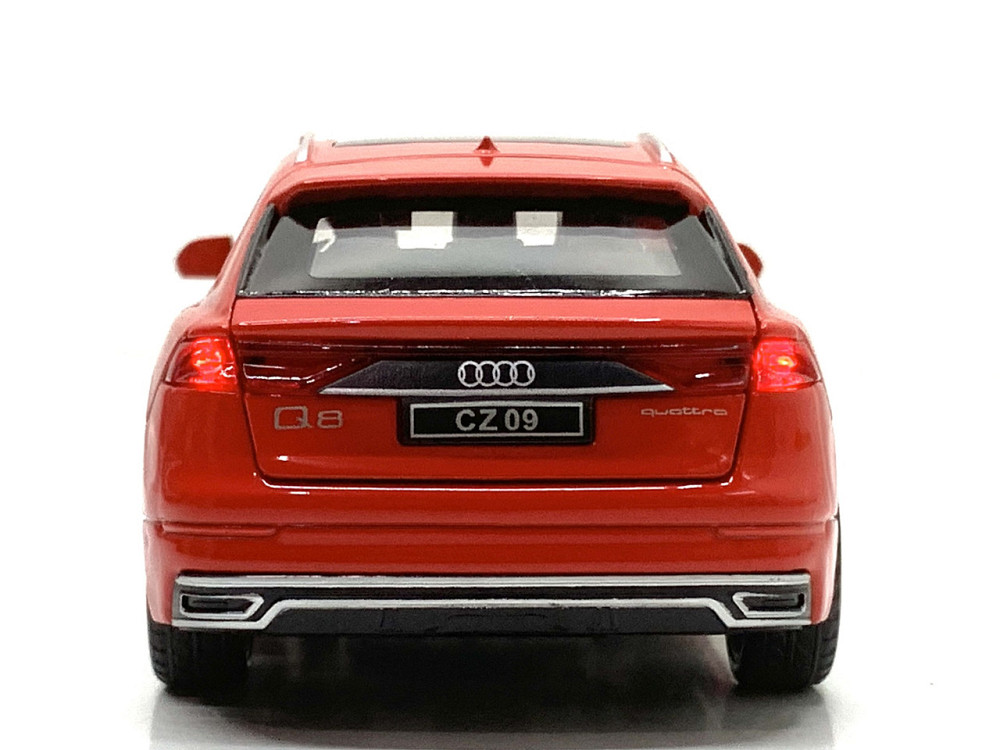 Машина Автосвіт Audi Q8 інерційна масштаб 1:32 відчиняються двері капот багажник 15 см Червона (AP-1732) Чернигов - изображение 4