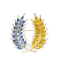 Брошка на одяг Колоски пшениці Ukkraine Київ - фото 1