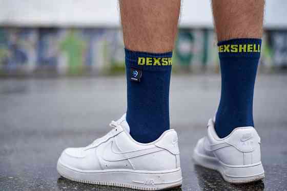 Носки водонепроницаемые Dexshell Ultra Thin Crew NL(Синие) размер L (43-46) Винница