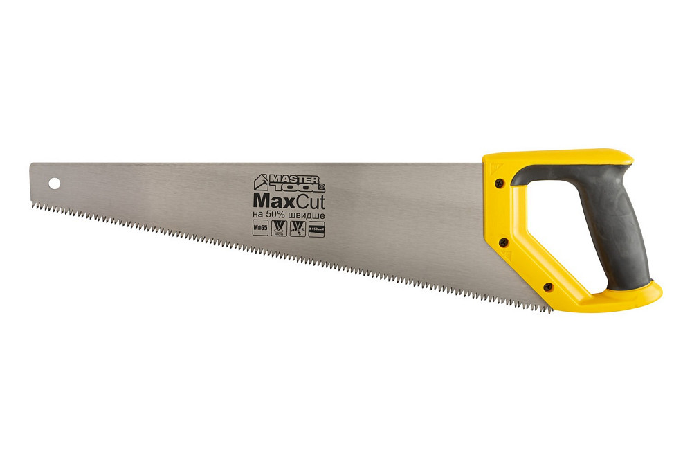 MASTERTOOL Ножівка столярна MASTERTOOL 7TPI MAX CUT 450 мм загартований зуб 3-D заточування пол Коломыя - изображение 4