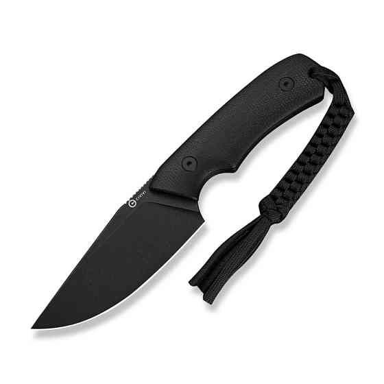 Ніж фіксований тактичний Civivi Gander, (9.2 см) 14C28N / Micarta чорний Київ