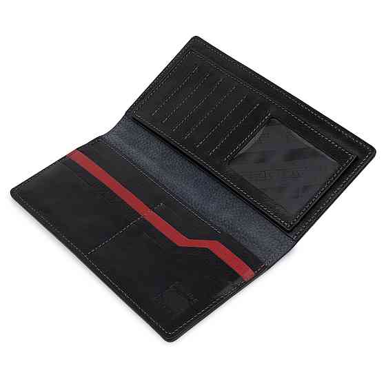 Оригинальное кожаное портмоне унисекс GRANDE PELLE 11513 Черный Киев