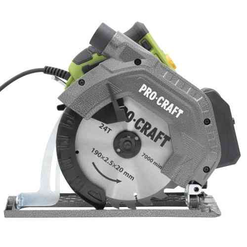 Дискова пила Procraft KR-2350 (190 мм, 1.35 кВт) з регулятором обертів — Гарантія 36 міс Львів