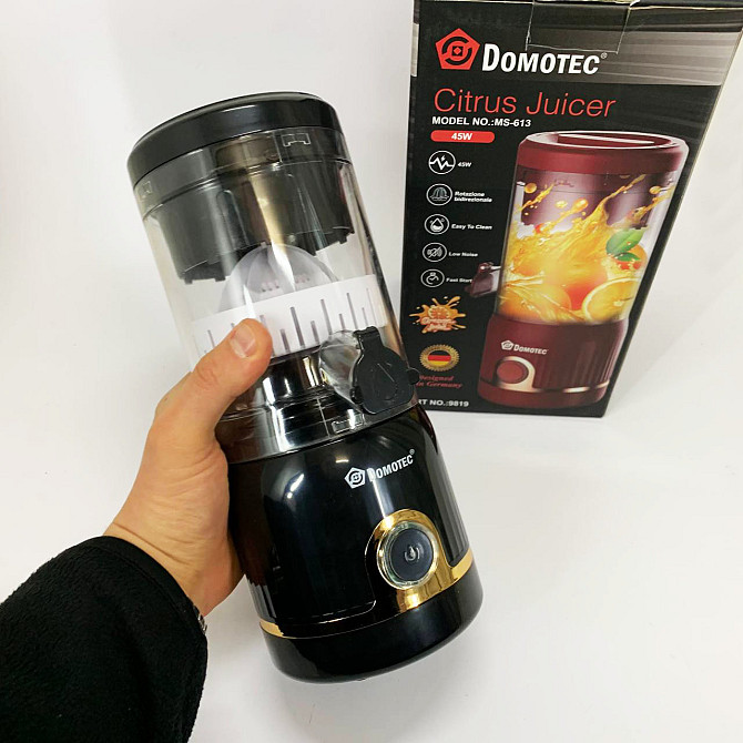 Соковыжималка для фреша Domotec, Электрическая соковыжималка для апельсинов профи TK-36 Одесса - изображение 2