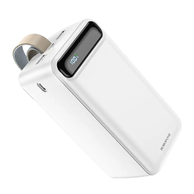 Power Bank Повербанк с быстрой зарядкой и фонарем 50000mAh BOROFONE BJ14D PD20W+QC3.0 Одесса - изображение 8