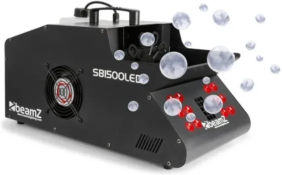 Колонка Beamz SB1500LED Wytwornica mgły/baniek mydlanych 1500 W zbiornik 1,35 l diody LED RGB DMX Киев