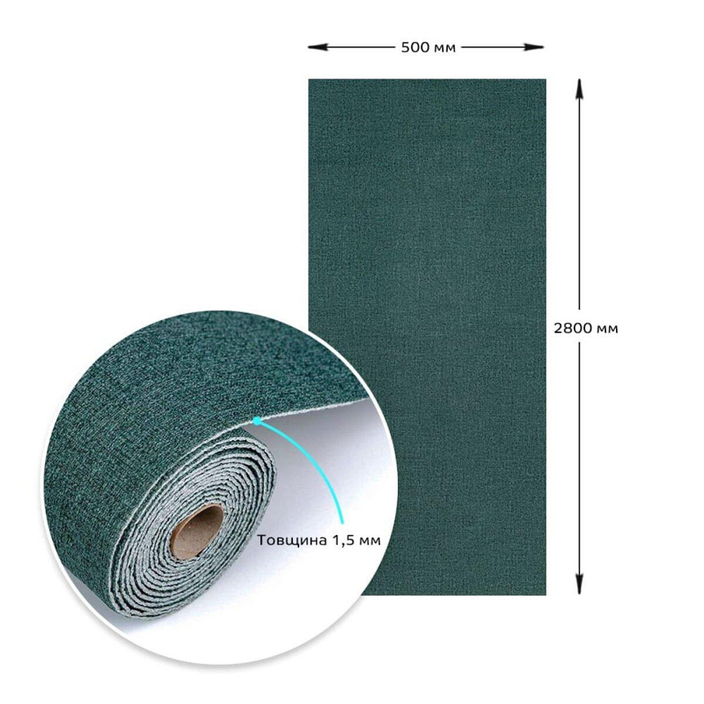Самоклеючі шпалери 2800х500х1,5мм Темно зелений меланж (D) SW-00001784 Київ - фото 3