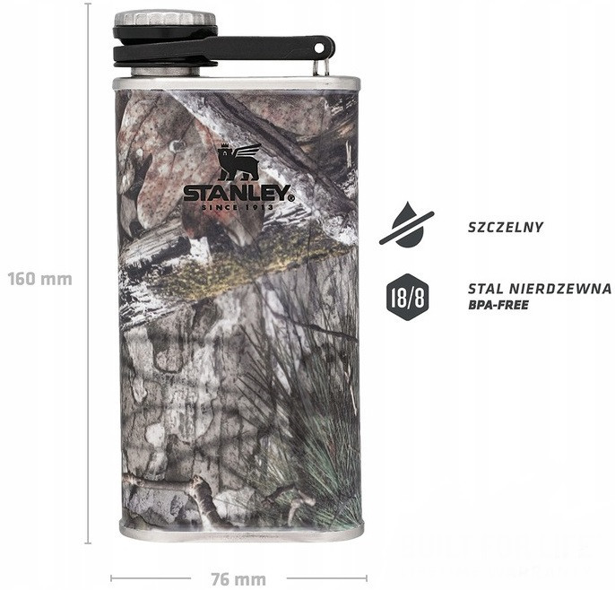 Універсальна Фляга 0.230 мл для напоїв Stanley "Classic Easy Fill" (10-00837-244) Нержавіюча сталь Нововолинськ - фото 6