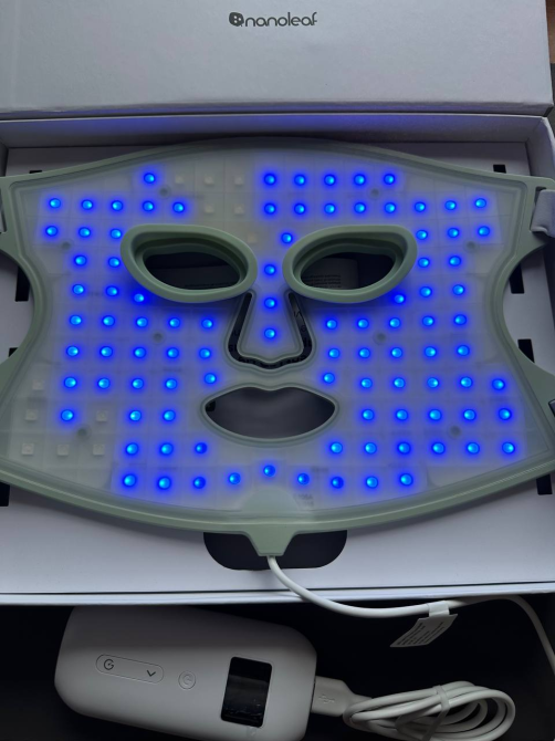 Уцінка LED-маска для обличчя Nanoleaf: світлодіодна терапія 7 режимів, схвалено FDA, акумуляторна — від акне та зморшок Київ - фото 7