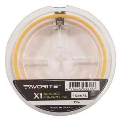 Шнур Favorite X1 PE 4x 150m 0.5/0.117mm 9lb/4.1kg Orange (1693.11.17) Винница