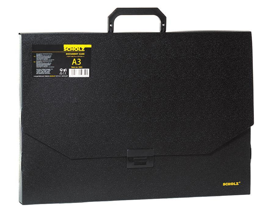Портфель A3 "Scholz" 1 відділення чорний, 5065-09SCH, шт Київ - фото 1