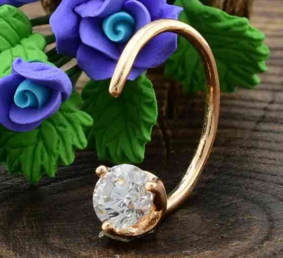 Кольцо Xuping детское 14316, размер регулируемый, 5мм, позолота 18К Киев