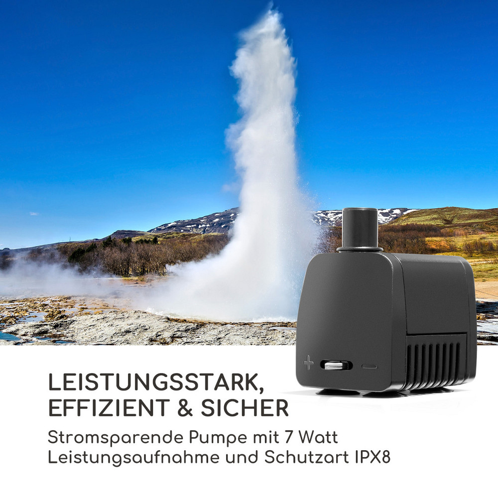 Садовий фонтан Nirvana LED 36 x 65 x 29 см полірезин сірий (Німеччина, читати опис) Рівне - фото 7