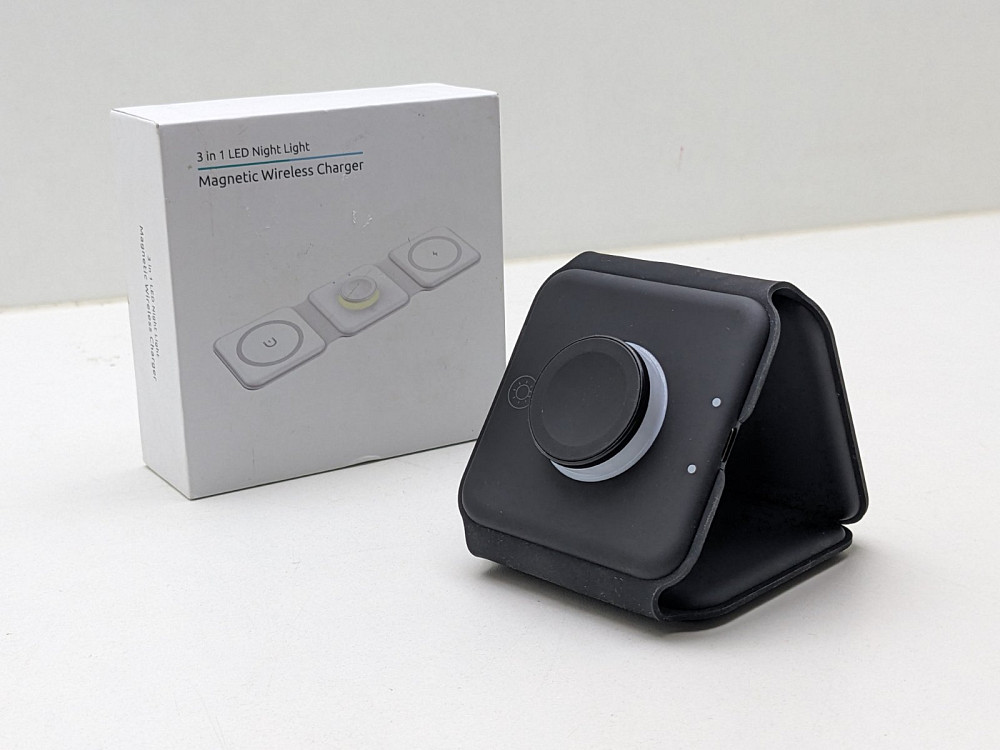 Безпровідна зарядка 3 в 1 W07-1 15W Луцьк - фото 1