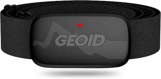 Нагрудний пульсометр GEOID HS500 з Bluetooth 4.2, ANT+ та LED-індикатором, IP67 монітор серцевого ри Київ