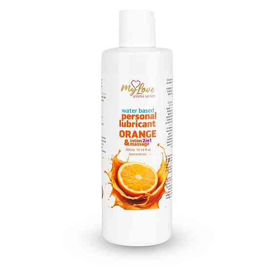 2в1 лубрикант та масажний гель - MyLove Aroma Series Intim&Massage Orange, 300 мл Sex Aura Київ