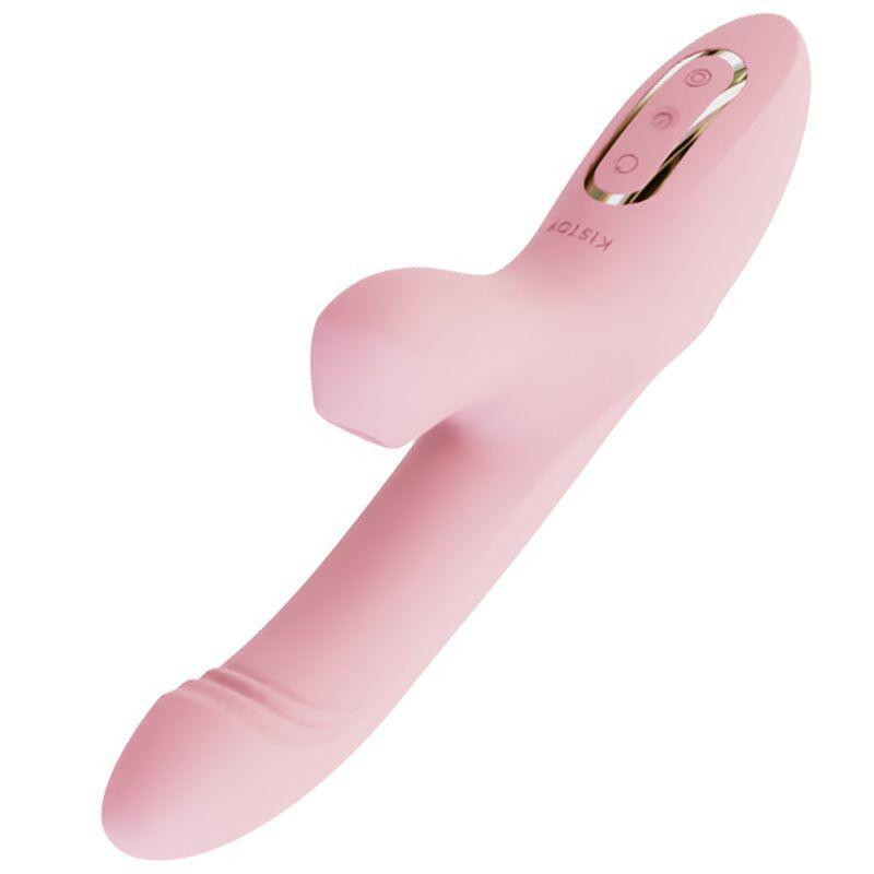 Вибратор-кролик с вращением ствола и вакуумной стимуляцией KISSTOY Katy Max Sex Aura Киев - изображение 4