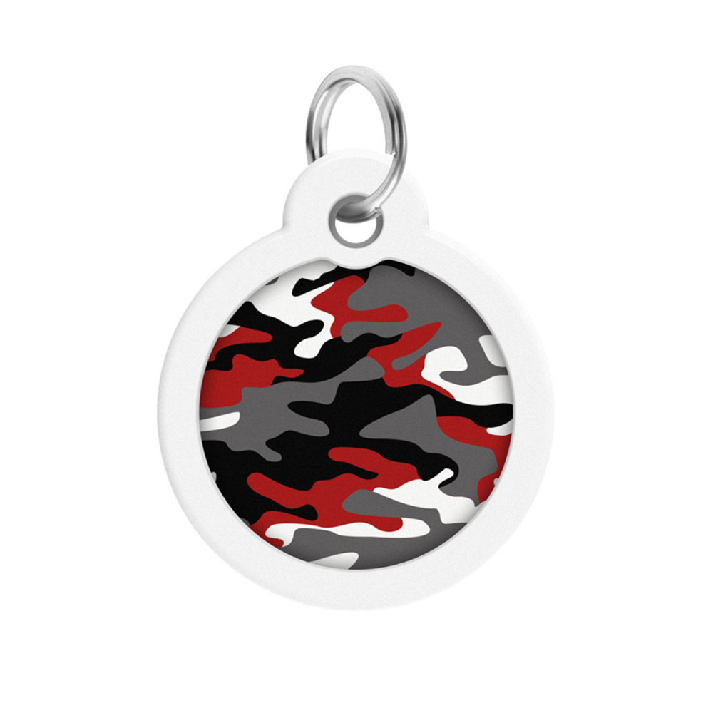 Адресник для собак и кошек металлический WAUDOG Smart ID с QR паспортом, рисунок 