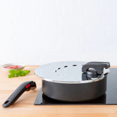 Кришка для посуду Tefal Ingenio, 20-28см, нержавіюча сталь, пластик (L9829853) Вінниця - фото 7