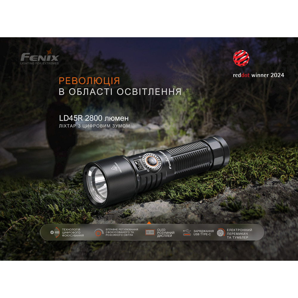 Ліхтар ручний Fenix LD45R Київ - фото 6