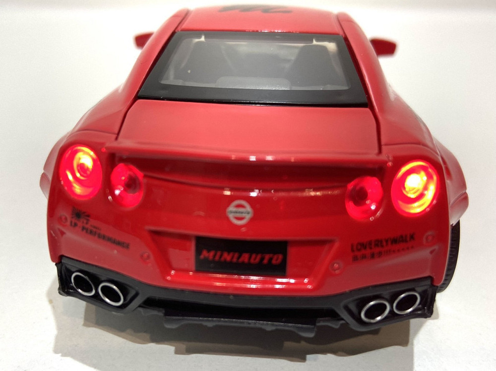 Машина TK Uniion Nissan GTR "Auto Expert- металічне світло, звук, інерційна червона (38071) Чернігів - фото 10