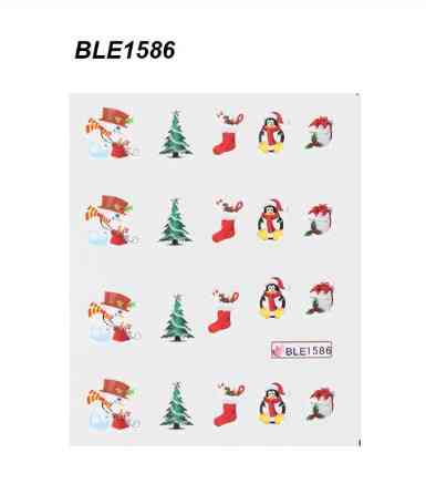 Новогодние наклейки на ногти Киев