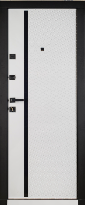 Дверь входная Артиз Элит Орион Кварцит / Белая шагрень 960х2040 мм Киев - изображение 2